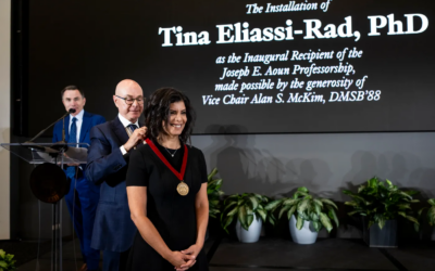Tina Eliassi-Rad Installed as the Inaugural Joseph E. Aoun Professor